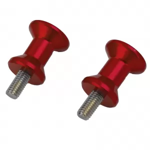 Keiti Alu Bobbins Swingarm Protector Stand Mount Racing Adapter Set M8 Red