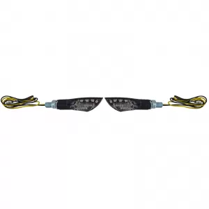 Motorcycle LED Mini Indicators Universal Mini Turn Signals Black with E-Mark