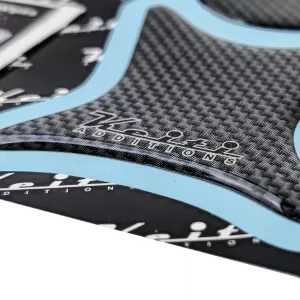 Motorcycle Tank Pad Scratch Protector Ninja Carbon Look Keiti TKW-503CB for Kawasaki