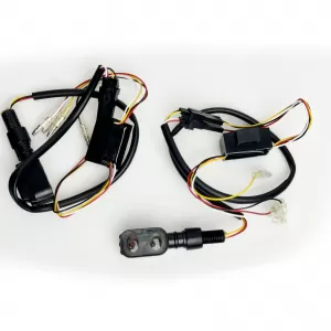 Universal motorcycle LED indicator/taillight set DUAL 2 SMOKE with E-mark