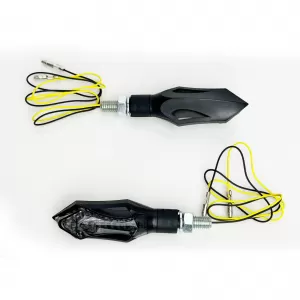 Universal motorcycle LED indicator set HATCH SMOKE with E-mark