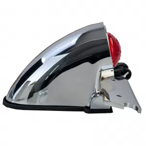 Motorcycle taillight Sparto chrome universal for chopper old school Harley retro
