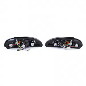 Fari posteriori in vetro trasparente neri adatti per MG F Cabrio RD TF 95-05-image-6258876