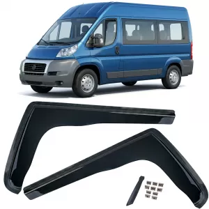 image-34-Légterelő esővédő 2 részes fekete sötétített Fiat Ducato 2006-tól