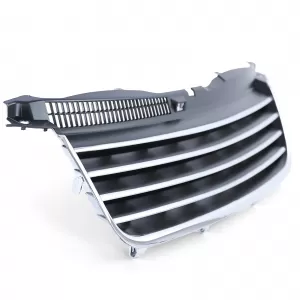 Radiator grille without emblem with chrome strips for VW Passat 3BG 00-05