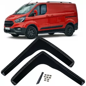 image-35-Légterelő esőterelő 2-részes fekete Ford Transit Custom 2012-2023
