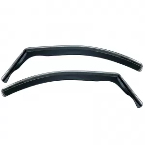 Wind deflector rain deflector 2-piece black tinted for VW Caddy V SB from 2020
