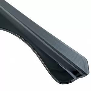 Wind deflector rain deflector 2-piece black tinted for VW Caddy V SB from 2020