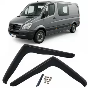 image-39-Légterelő esővédő 2-részes fekete Mercedes Sprinter 906 06-18