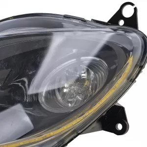Faro nero E-approvato Nuovo per Yamaha XP 500 TMAX 2001-2007-image-6259072