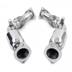 Tubo di sostituzione downpipe in acciaio inox Motorsport adatto per Nissan 370Z 2009-2020-image-6259093