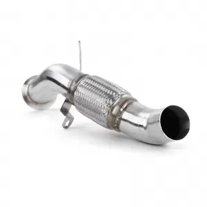Tubo di sostituzione downpipe in acciaio inox Motorsport per BMW X5 35d 3.0 sd 286HP E70 M57N2-image-6259096