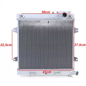 Radiatore in alluminio per prestazioni da corsa, adatto per BMW Serie 3 E30 M3 85-91-image-6259102