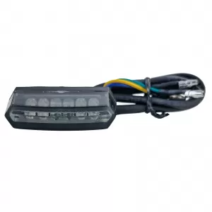 LED taillight smoke mini E-approved 48mm universal motorcycle custom