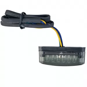 LED taillight smoke mini E-approved 48mm universal motorcycle custom