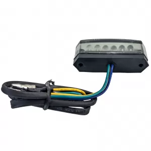 LED taillight smoke mini E-approved 48mm universal motorcycle custom