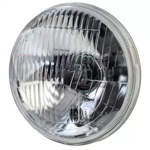 5.3" 13.5cm headlight insert H4 ribbed E-approved 12V universal motorcycle
