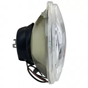 5.3" 13.5cm headlight insert H4 ribbed E-approved 12V universal motorcycle