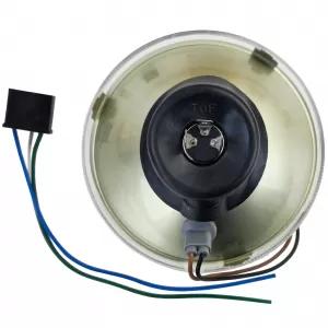 5.3" 13.5cm headlight insert H4 ribbed E-approved 12V universal motorcycle