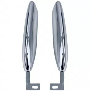Bumper guards chrome front new – Top quality for Ford Mustang 1967–1968