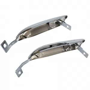 Bumper guards chrome front new – Top quality for Ford Mustang 1967–1968