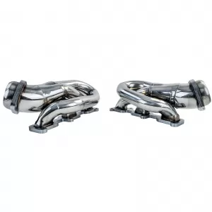Collettore di scarico in acciaio inossidabile lucido adatto per Ford Mustang 3.7 V6 D2C 2011-2015-image-6259152