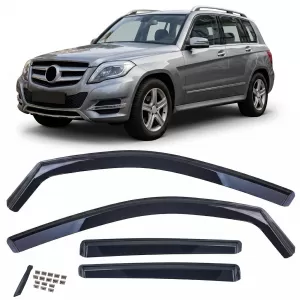 image-41-Légterelő esőterelő 4 részes fekete Mercedes GLK X204 2008-2015