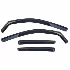 Wind deflector rain deflector 4-piece black for Mercedes GLE C167 from 2019