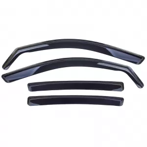 Wind deflector rain deflector 4-piece black for Mercedes C-Class W205 2014-2021