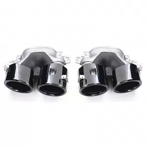 Sport Diffusore posteriore con terminali neri adatto per Mercedes A Classe V177 19-25-image-6259228