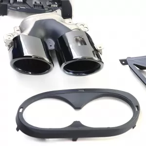 Sport Diffusore posteriore con terminali neri adatto per Mercedes A Classe V177 19-25-image-6259229