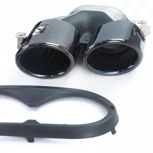 Sport Diffusore posteriore con terminali neri adatto per Mercedes A Classe V177 19-25-image-6259230