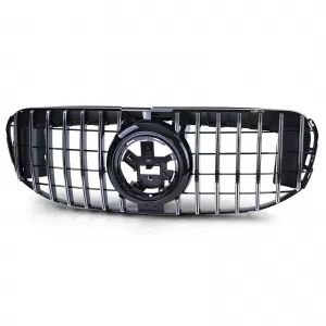 Griglia del radiatore sportiva nera lucida in cromo adatta per Mercedes GLS X167 dal 2019-image-6259233