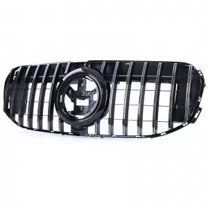Griglia del radiatore sportiva nera lucida in cromo adatta per Mercedes GLS X167 dal 2019-image-6259235