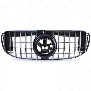 Griglia del radiatore sportiva nera lucida in cromo adatta per Mercedes GLS X167 dal 2019-image-6259237