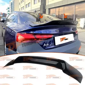image-16-Audi A5 B9 R Style spoiler, zongoralakk fekete, ABS / 2016-2021