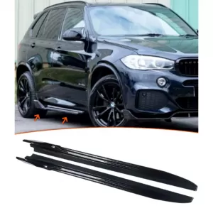 image-61-BMW X5 F15 küszöb spoiler alsó toldat Piano Black ABS / 2013 - 2018