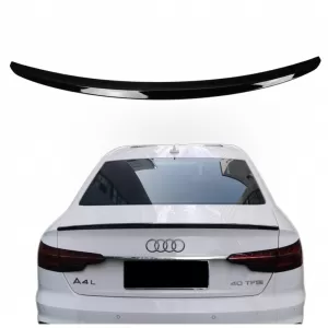 image-45-Audi A4 B9 S4 Style csomagtartó spoiler, zongoralakk fekete ABS / 2019-2021