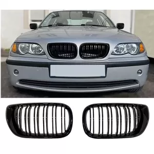 image-39-E46 LCI M3 hűtőrács Piano Black ABS / 2003-2006 // Sedan