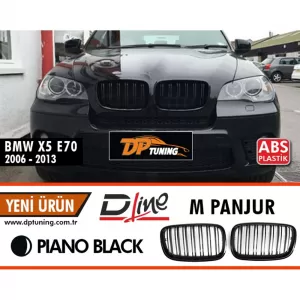 image-42-E70 X5 M hűtőrács Piano Black ABS / 2006-2013