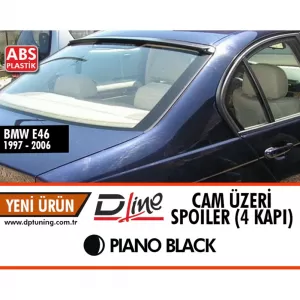 image-0-E46 tetőspoiler zongoralakk fekete ABS / 1998-2006 (4 ajtós)