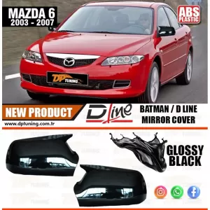 image-15-Mazda 6 Batman tükörborítás, zongoralakk fekete / 2003-2007