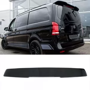 image-7-W447 Vito Sport Stry hátsó tetőspoiler zongoralakk fekete ABS / 2016-2019
