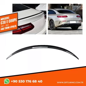image-8-C238 E Coupe AMG hátsó csomagtérajtó spoiler, zongoralakk fekete ABS / 2017-2020