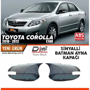 image-23-Toyota Corolla E140 FL Batman tükörborítás zongoralakk fekete / 2010 - 2012 (indexes tükörhöz)