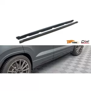 image-42-Cupra Ateca Max küszöb spoiler alsó toldat zongoralakk fekete vákuum műanyag / 2021 -