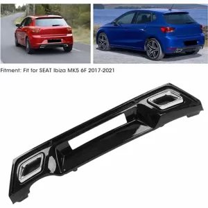 image-72-Seat Ibiza Mk5 sport diffúzor kipufogóvégekkel, zongoralakk fekete ABS / 2017-től