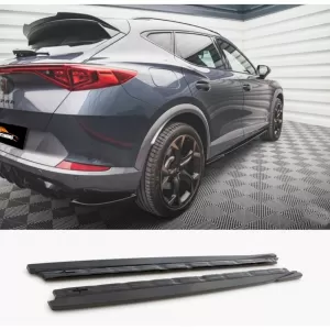 image-43-Cupra Formentor Max küszöb spoiler alsó toldat zongoralakk fekete vákuum műanyag / 2021 -