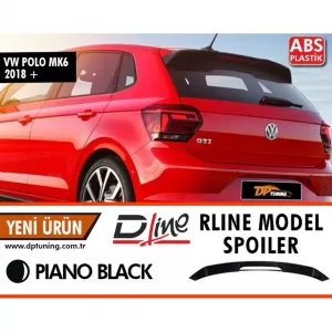 image-23-Polo Mk6 GTI Style hátsó spoiler, zongoralakk fekete, ABS / 2019 -