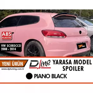 image-25-Scirocco Batman Style spoiler zongoralakk fekete ABS / 2008-2014
